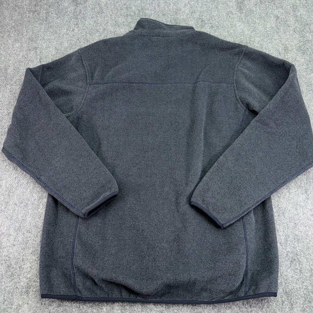 Duluth Trading Pullover Men's XLT Tall Blue Fleece Polartec 200 1/4 Zip - Picture 10 of 11